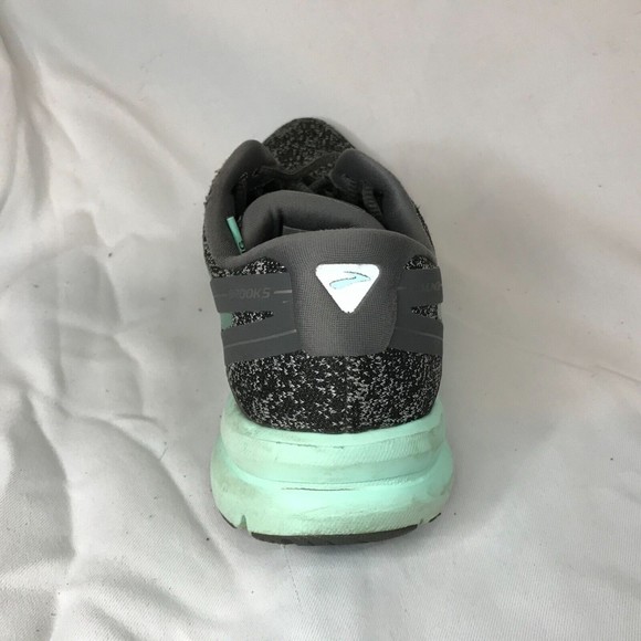 BROOKS LAUNCH 4 ATHLETIC SHOES ANTHRACITE/BEACH GLASS/SILVER SIZE WOMENS 9 - Picture 3 of 10